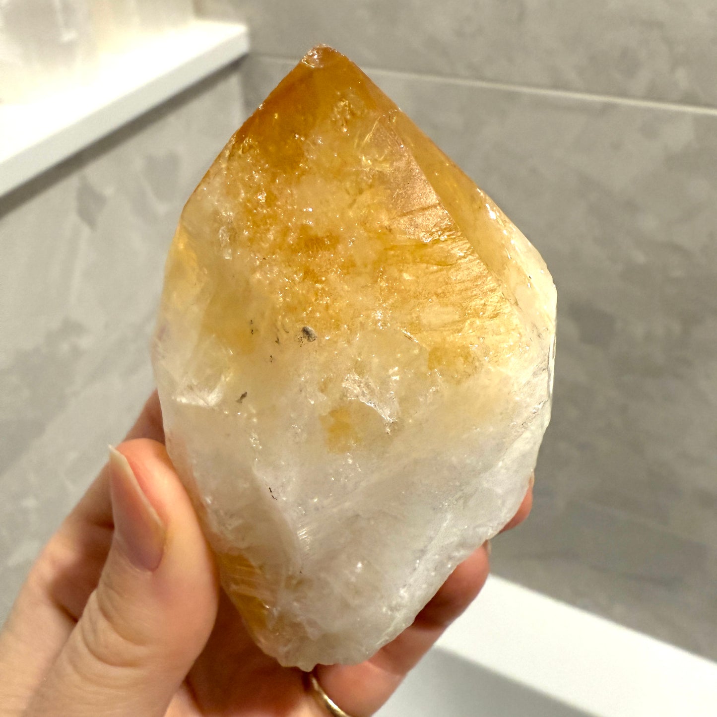 Citrine point 100mm
