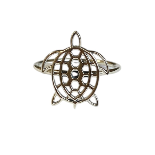 Silver ring : Turtle
