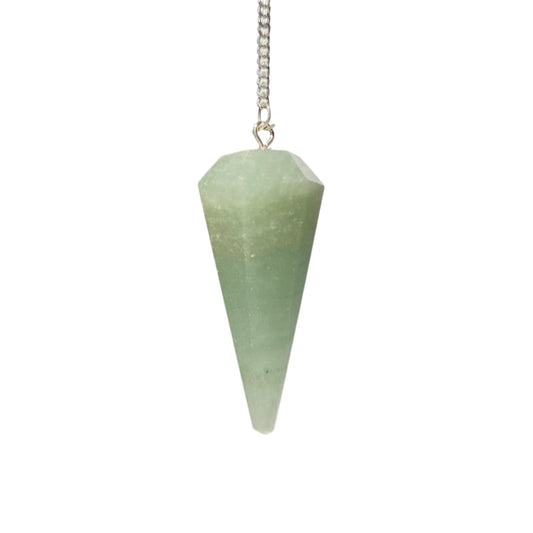 Aventurine faceted Pendulums