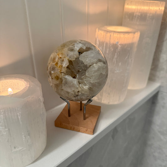 Druzy Agate sphere 1.2 kilo