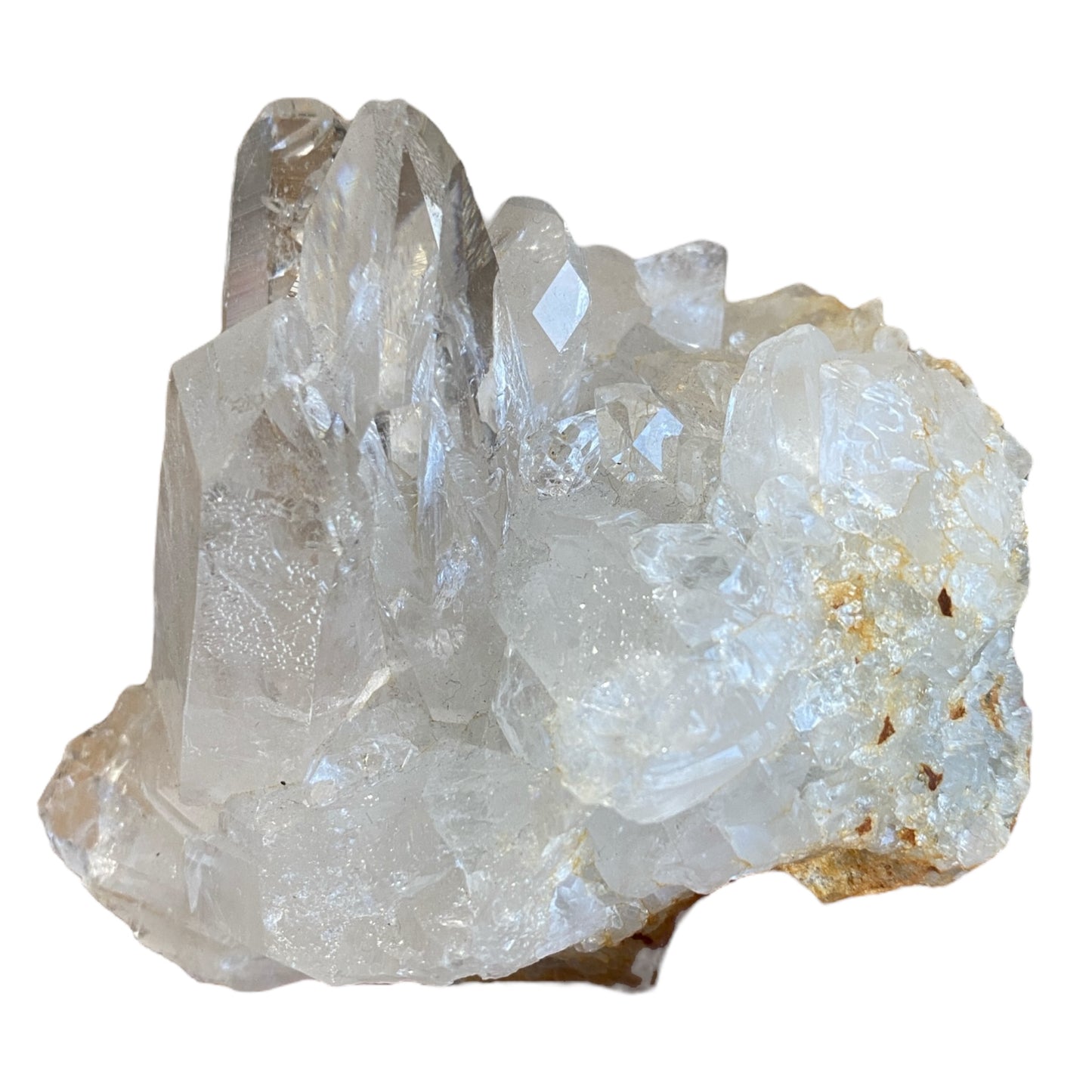 Crystal quartz cluster high grade