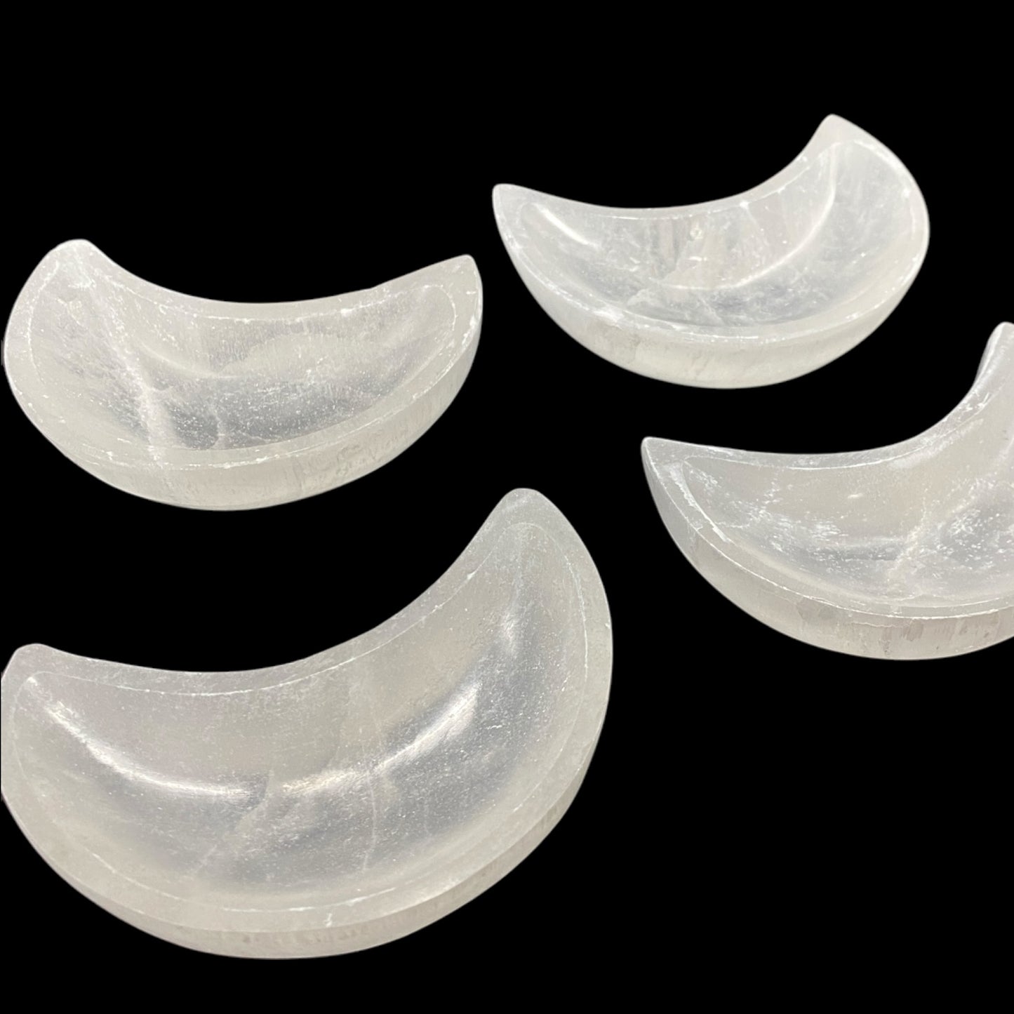 Selenite moon bowl 10CM