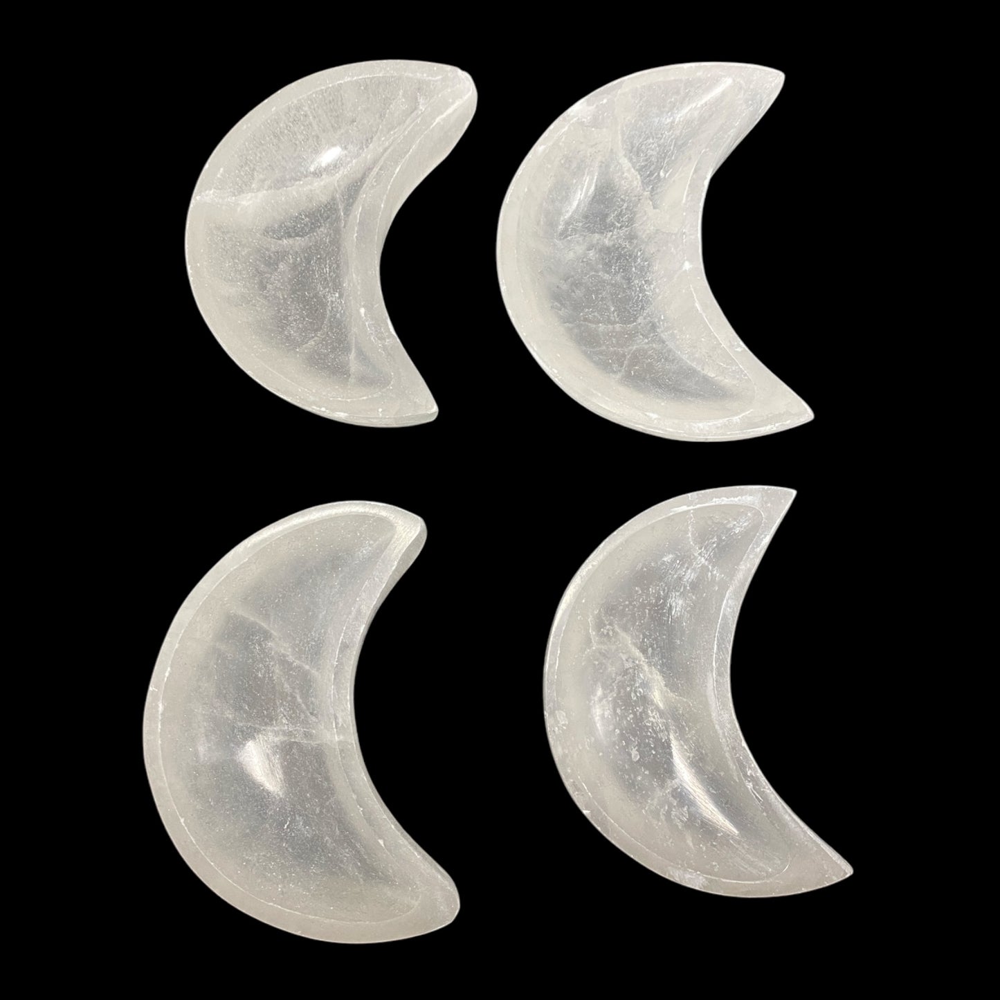 Selenite moon bowl 10CM