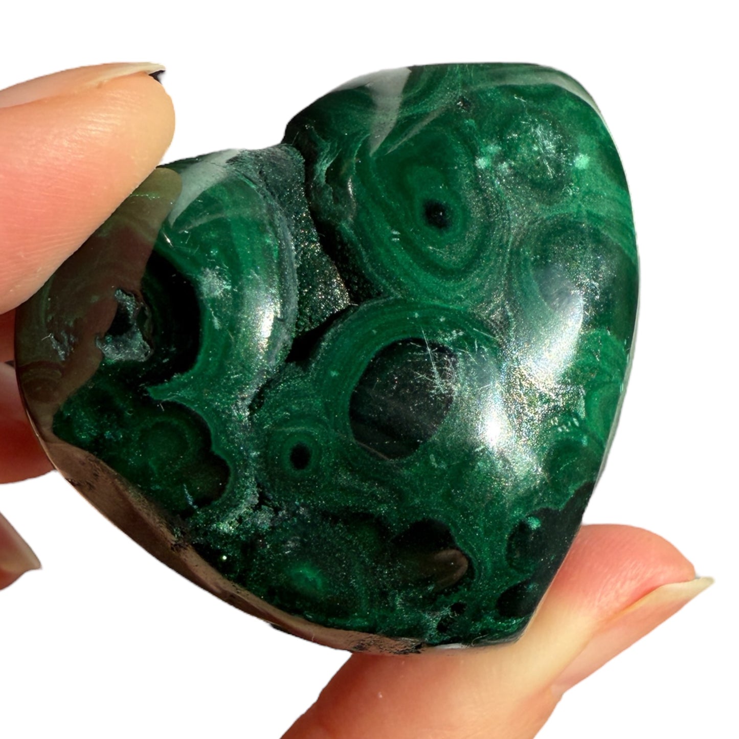 Malachite hand polished high grade mini cave