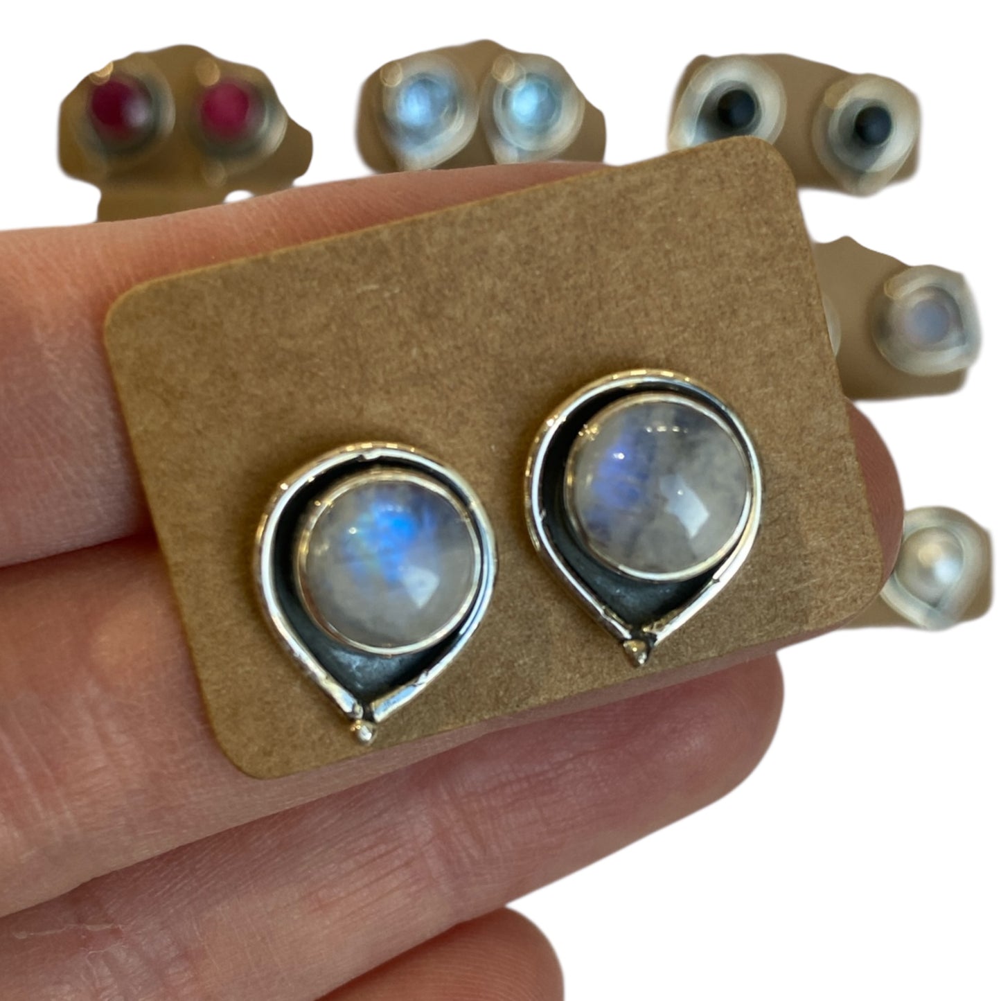 Silver studs design 10 pack
