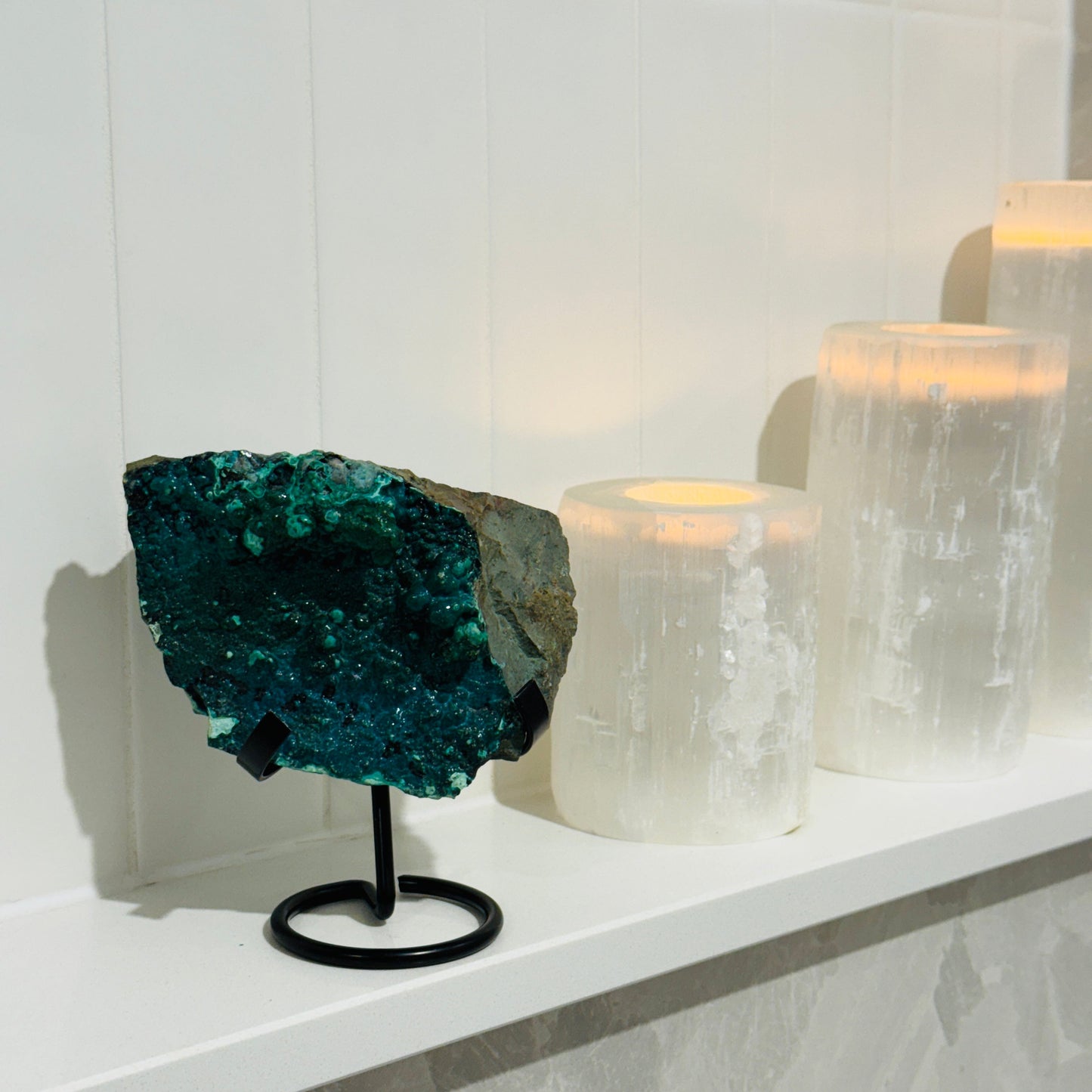 Botryoidal Malachite and Chrysocolla RARE and unique