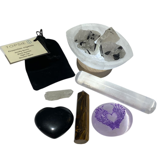 Crystal intention gift box for Protection