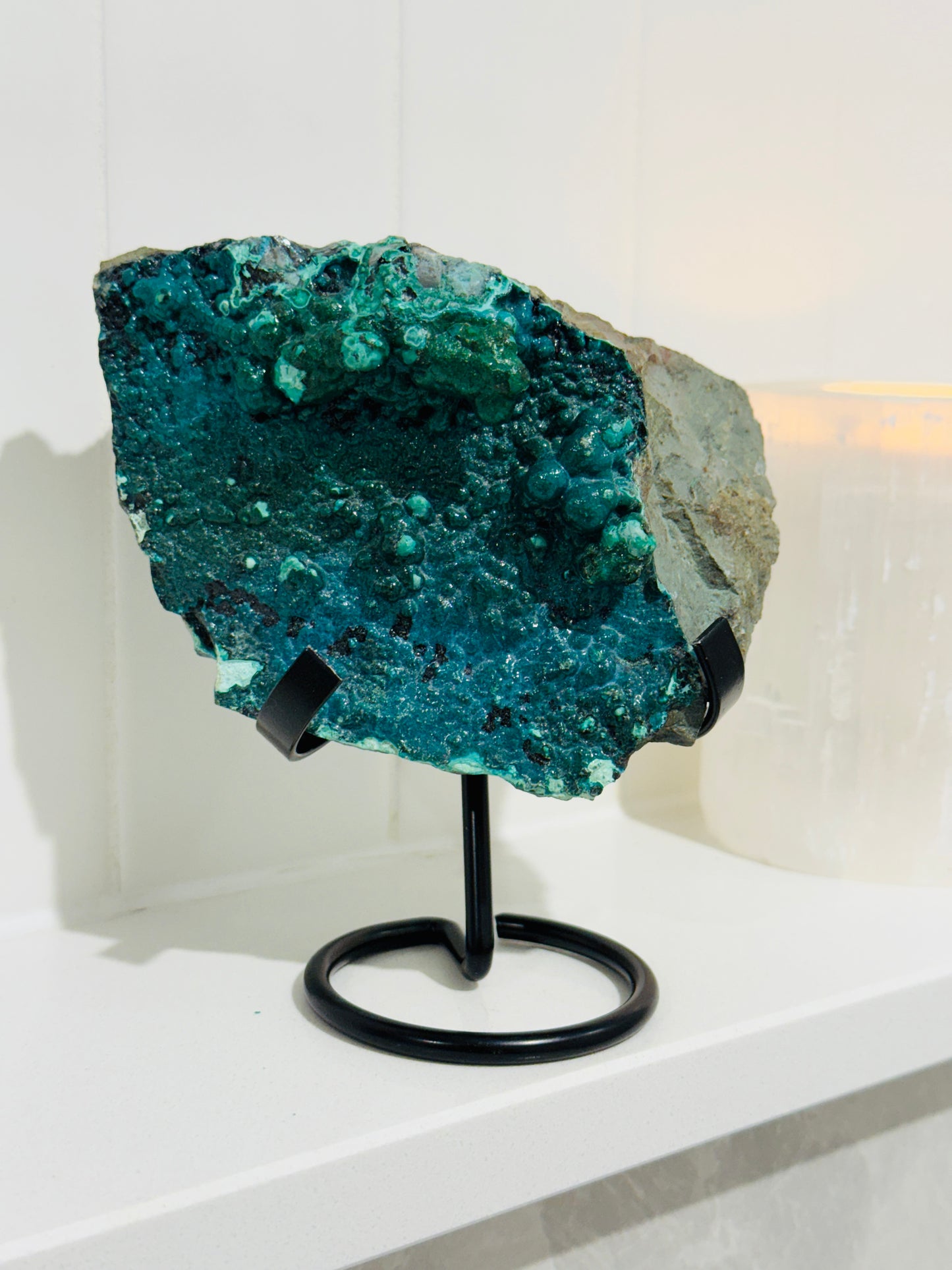 Botryoidal Malachite and Chrysocolla RARE and unique