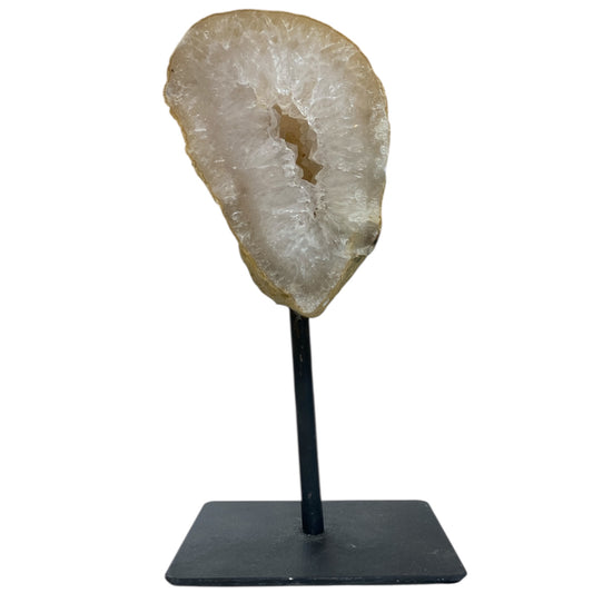 Agate Geode on stand