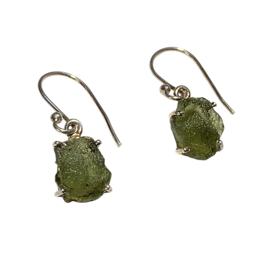 Moldavite Earring