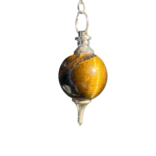 Tiger eye pendulum