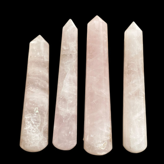 Rose Quartz massage wand 4 pack
