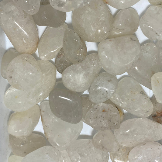 Tumbled clear quartz