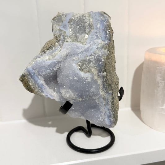 Blue lace agate druzy 1 kilo