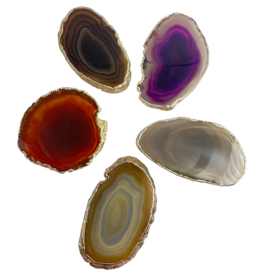 Phone grips agate, plated