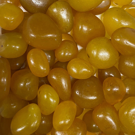 Tumbled Yellow agate