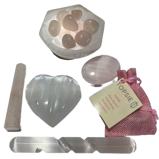 Crystal intention gift box for Love