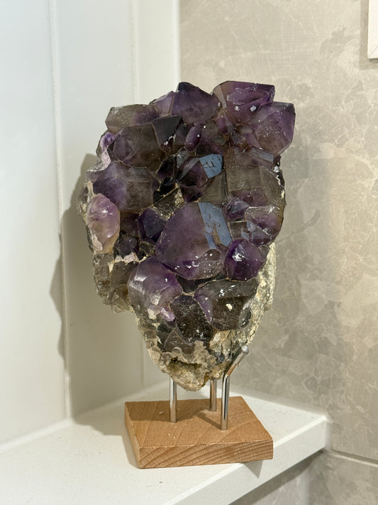 Australian Amethyst cluster from Pilbra WA 1.57kilo