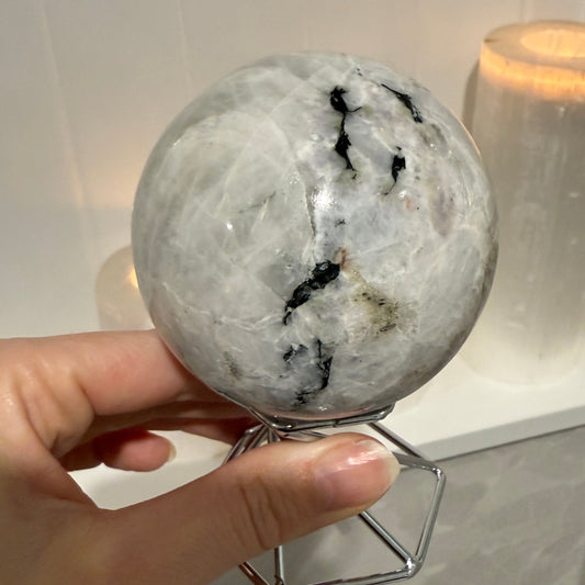 Moonstone sphere 65mm