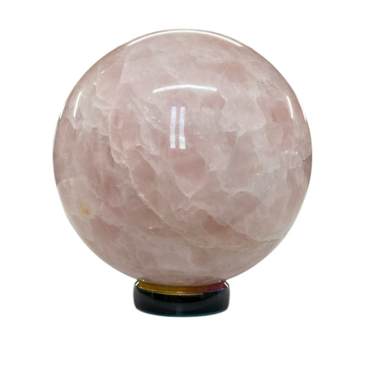 Rose quartz sphere