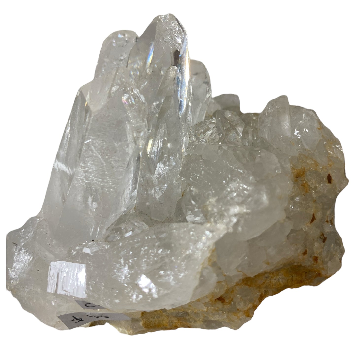 Crystal quartz cluster high grade
