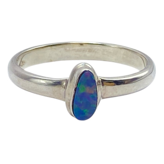 Australian boulder ring size 10 sterling silver
