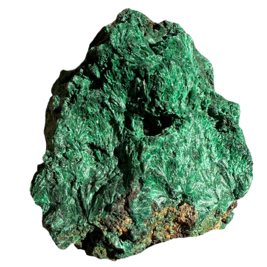 Silky Malachite Crystaline