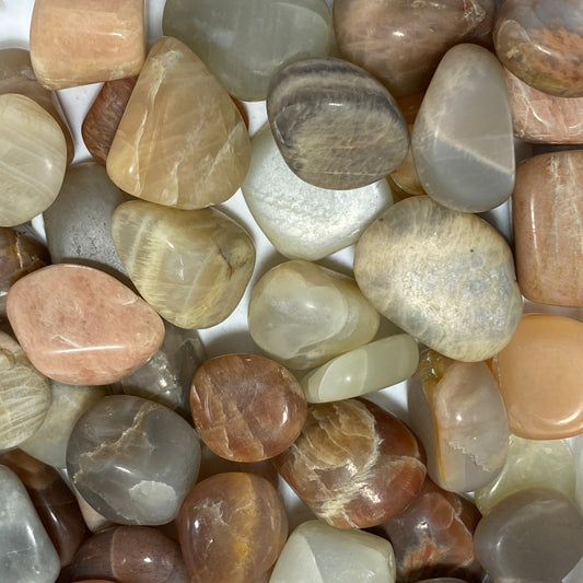 Tumbled Milky moonstone