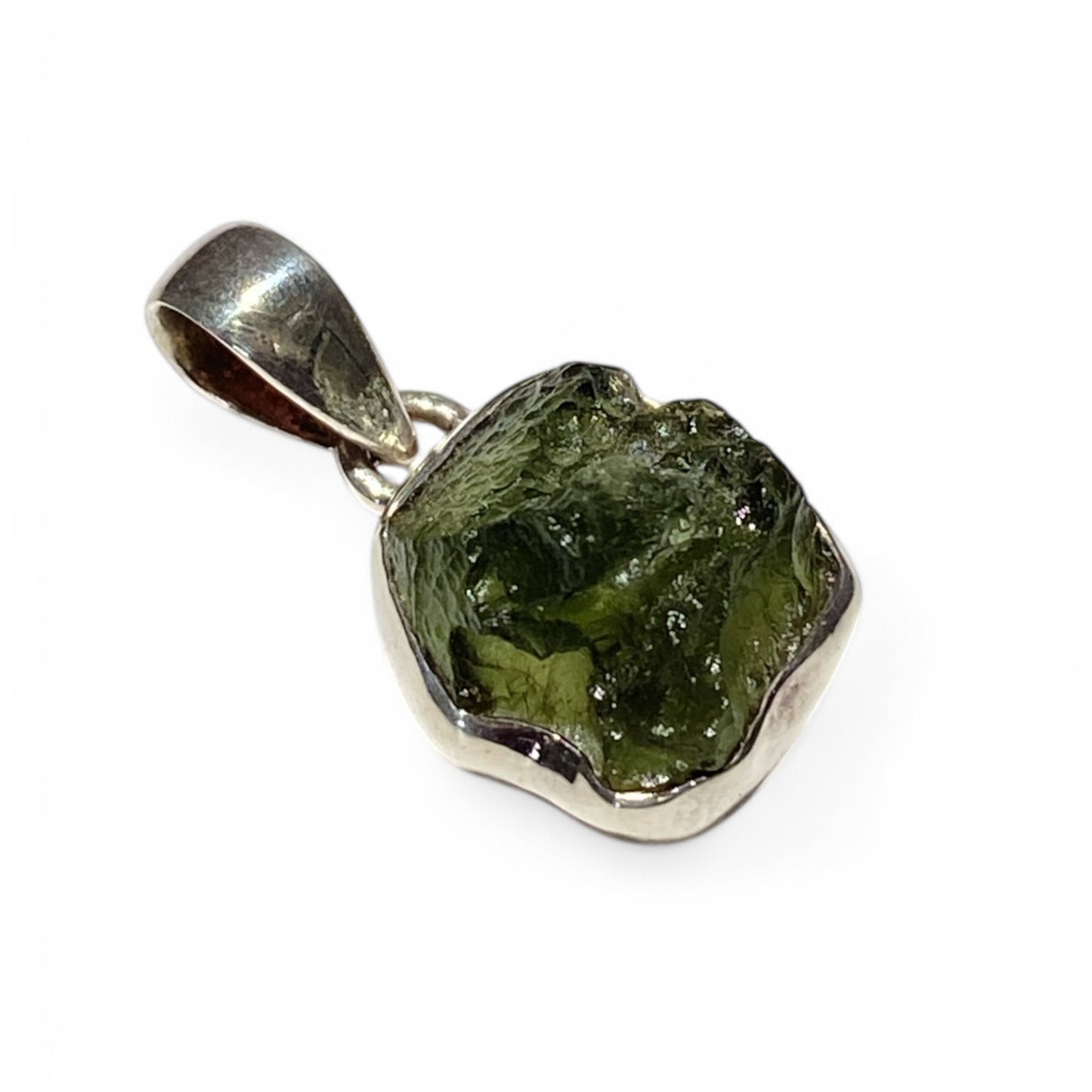 Moldavite pendant