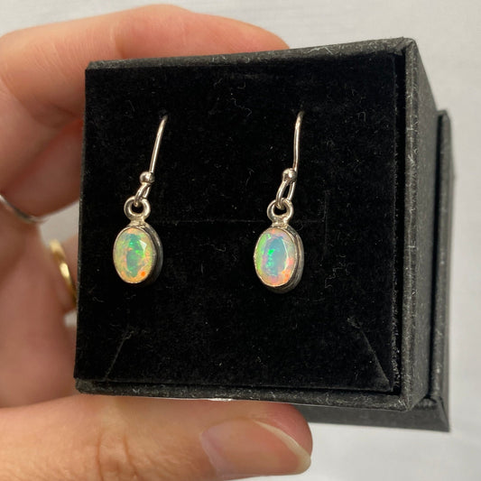 Ethiopian Sterling silver drops Oval