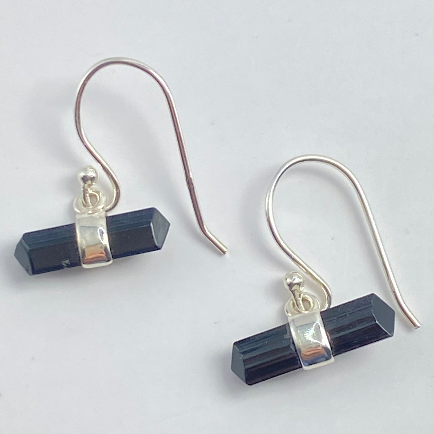 Tourmaline sterling silver drops