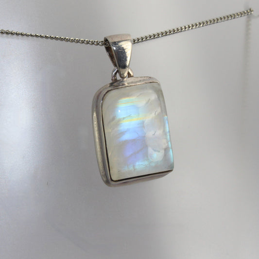Moonstone Pendant blue fire