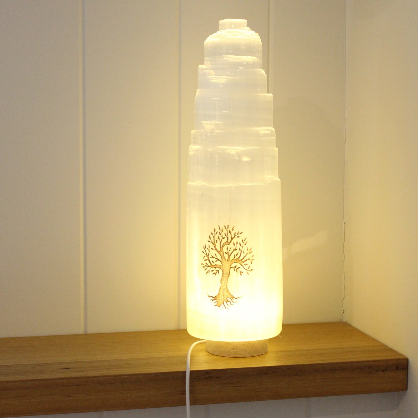 30cm tree lamp Selenite