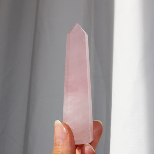 Rose quartz Tower 10cm