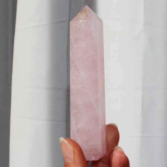 Rose quartz Tower 10cm