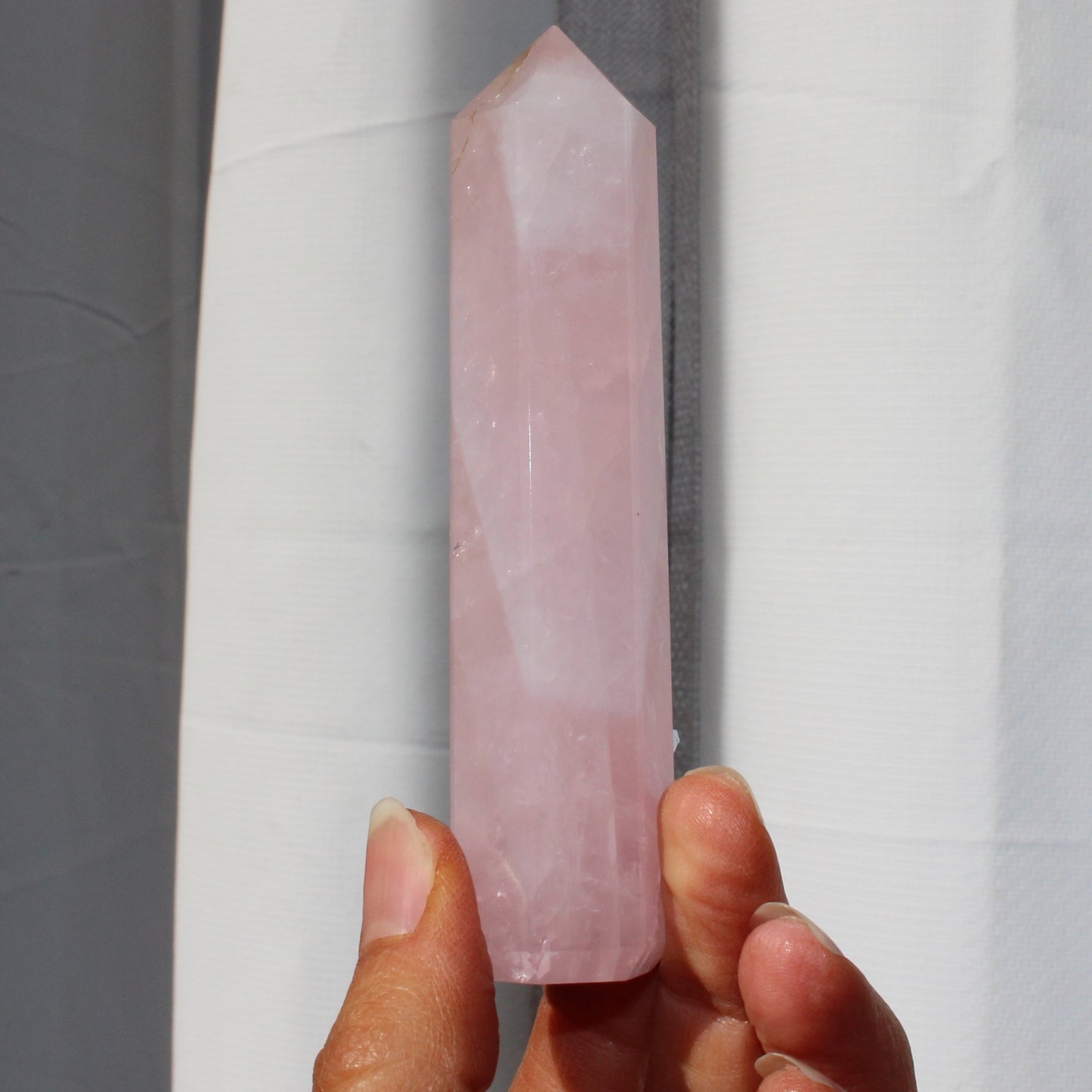 Rose quartz Tower 10cm