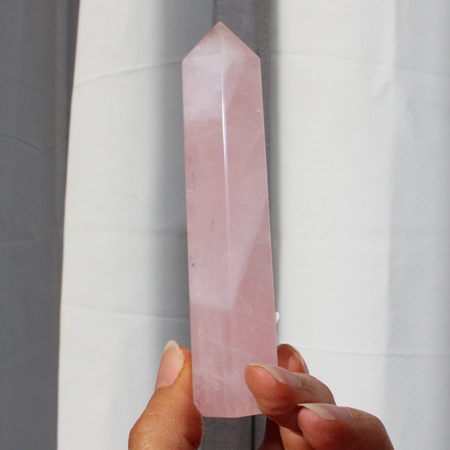 Rose quartz Tower 10cm