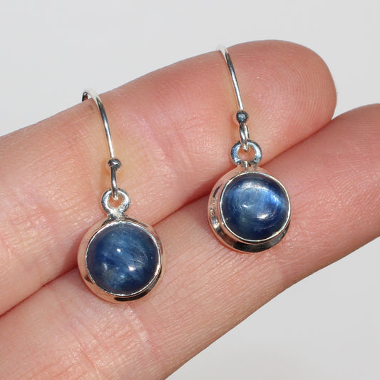 Kyanite sterling drop earrings