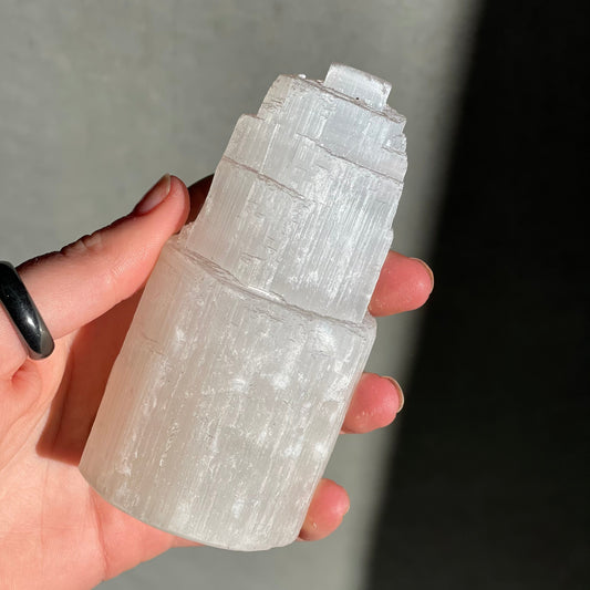 Selenite Tower - 10cm