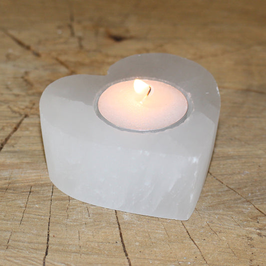 Heart candle holder